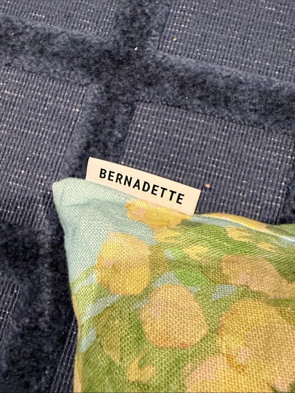BERNADETTE Botanical Floral Throw Pillow Set of 2 - excellent condition